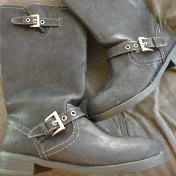 Marks | Shoes | New Marks Black Boots Slip On Womans Size 65 | Poshmark